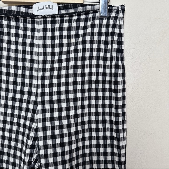 Joseph Ribkoff Womens 10 Pull On Cropped Gingham Pants - Picture 5 of 12